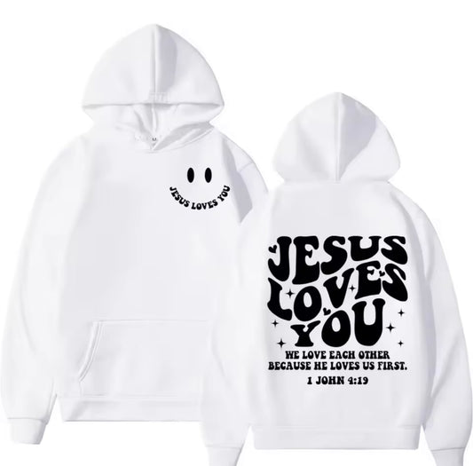 Jesus Loves You Hoodie (Unisex)