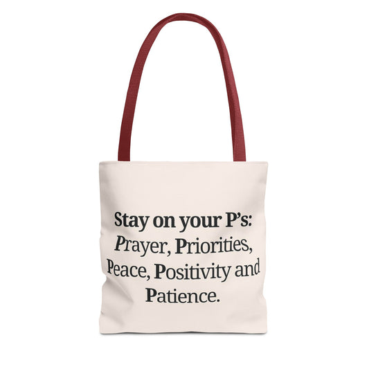On Your P's Tote Bag