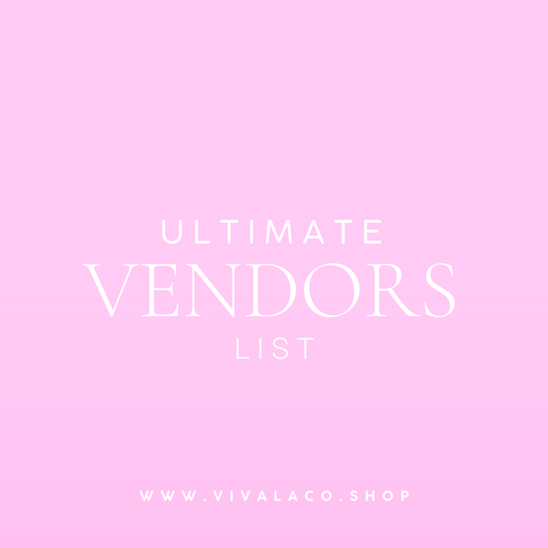 Ultimate Vendors List (Instant Email)