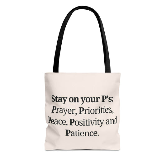 On Your P's Tote Bag
