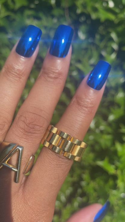 A-Z Initial Cuff Ring