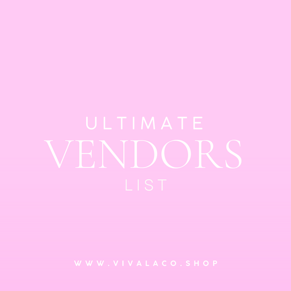 Ultimate Vendors List (Instant Email)