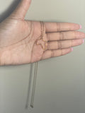 Hollow African Map Pendant Necklace